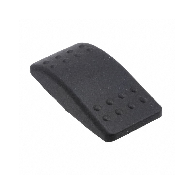 10 pcs : VVAZB00-000 - CAP ROCKER RECTANGULAR BLACK