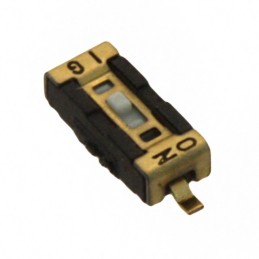 10 pcs : CVS-01TB - SWITCH SLIDE DIP SPST 0.1A 6V