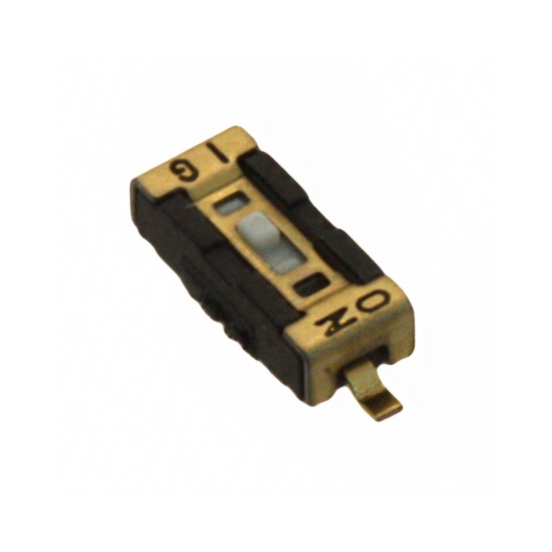 10 pcs : CVS-01TB - SWITCH SLIDE DIP SPST 0.1A 6V