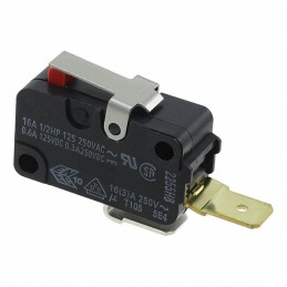10 pcs : D3V-163-3C4 - SWITCH SNAP ACT SPST-NO 16A 250V