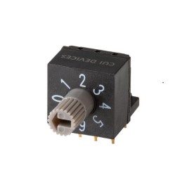 10 pcs : RDS7-8S-1011-73-RA-508-D-67 - SWITCH ROTARY DIP SPST 0.15A 42V