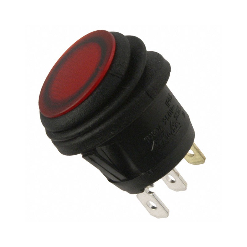 10 pcs : GRB112B802BR1 - SWITCH ROCKER SPST 16A 125V