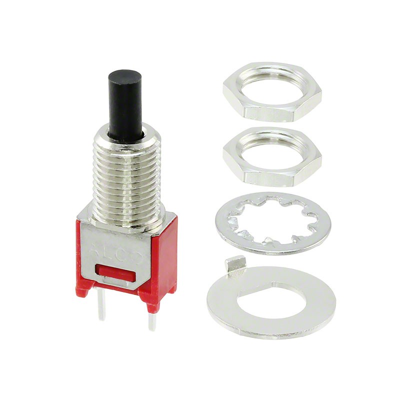 10 pcs : PMS9P1B09M2QE - SWITCH PUSH SPST-NO 3A 120V