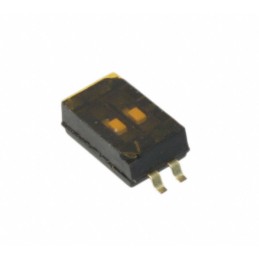 10 pcs : TDA02H0SB1 - SWITCH SLIDE DIP SPST 0.025A 24V