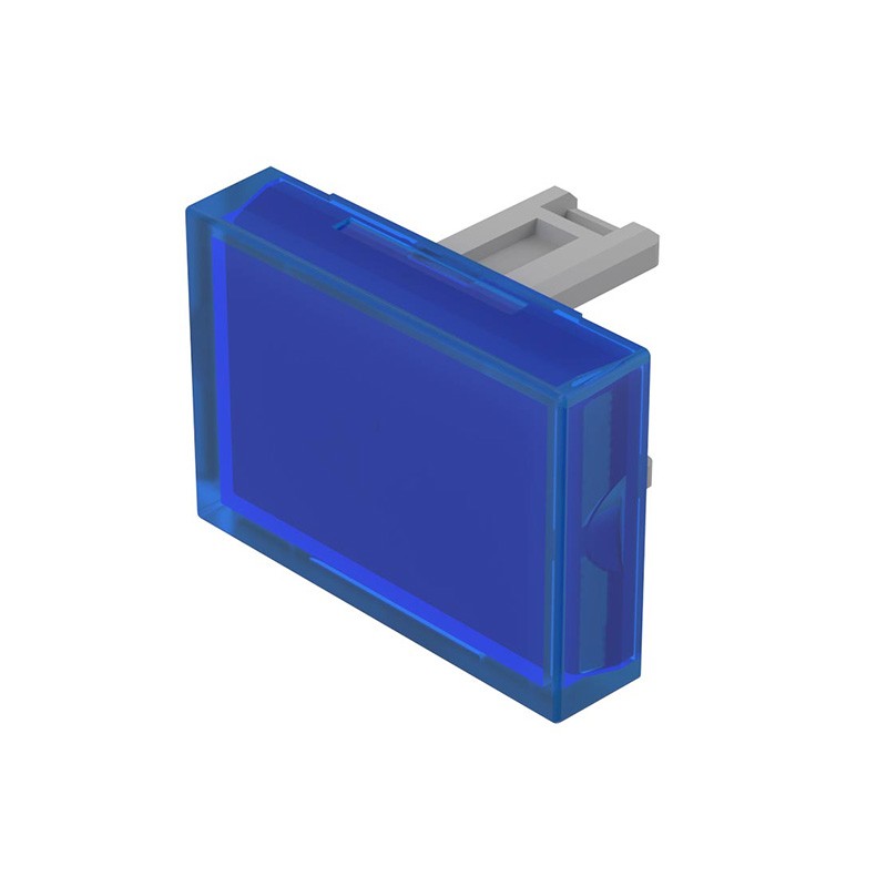 10 pcs : 31-901.6 - CAP PUSHBUTTON RECTANGLE BLUE