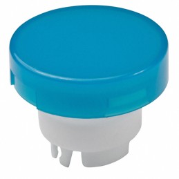 10 pcs : AT3002GB - CAP PUSHBUTTON ROUND BLUE/WHITE