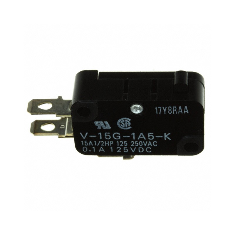 10 pcs : V-15G-1A6-K - SWITCH SNAP ACTION SPDT 15A 250V