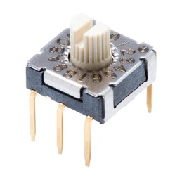 10 pcs : RDS-16S-7229-S-D - SWITCH ROTARY DIP HEX 0.1A 50V