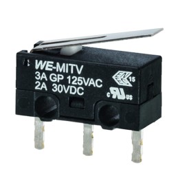 10 pcs : 463092370402 - SWITCH LIMIT SPDT 3A 125V