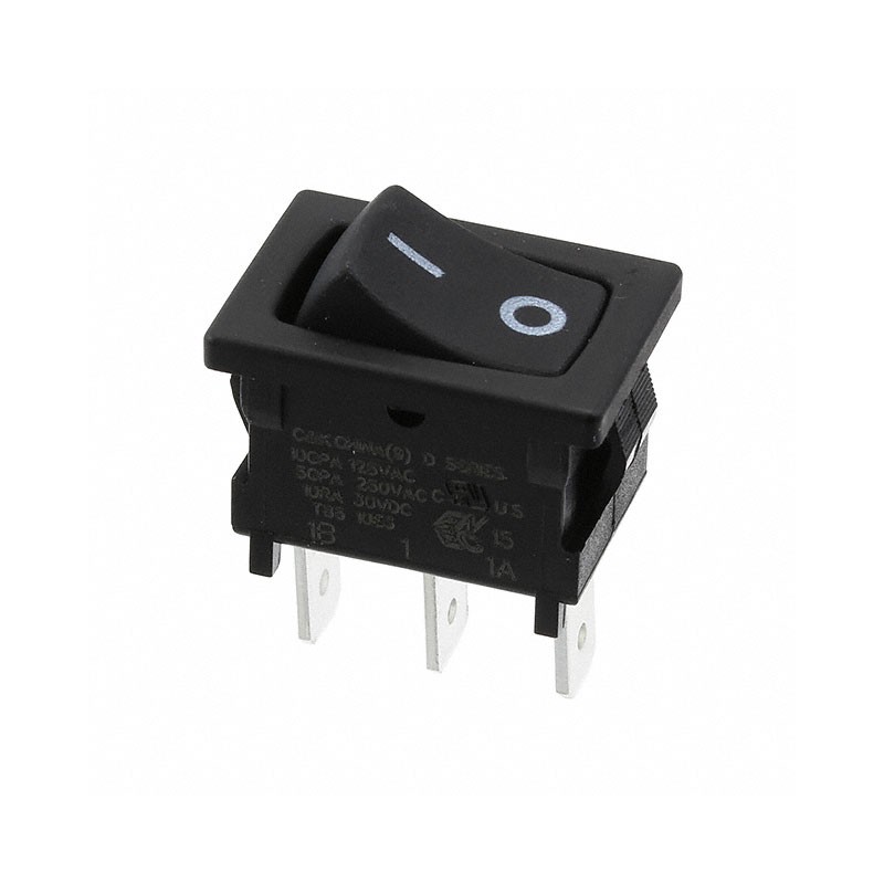 10 pcs : D501J12S215PQA - SWITCH ROCKER SPDT 10A 125V