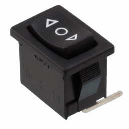 10 pcs : R1966DBLKBLKHR - SWITCH ROCKER SPDT 15A 125V