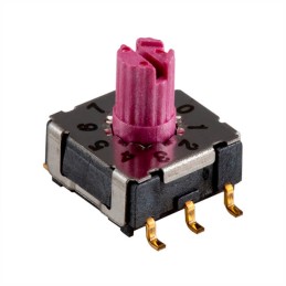 10 pcs : RDS-10S-74385-45A-SMT - SWITCH ROTARY DIP BCD 0.1A 42V