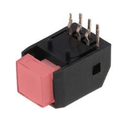 10 pcs : LP4OA1RBATR - SWITCH PUSHBUTTON DPDT 0.1A 30V