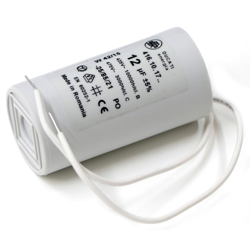 1 pcs - Ducati Energia 4.16.10 Polypropylene Film Capacitor, 450V ac, ±5%, 12μF
