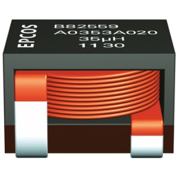 1 pcs - EPCOS, B82559A, ERU20 Shielded Wire-wound SMD Inductor with a Ferrite Core, 4.7 μH ±10% Wire-Wound 22A Idc