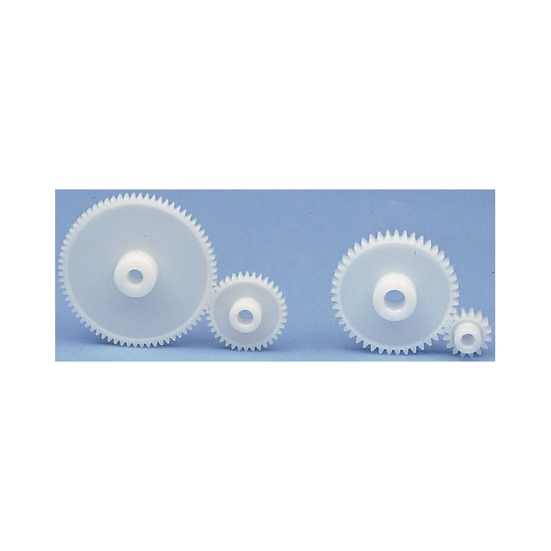 1 pcs - RS PRO POM 35 Teeth Spur Gear, 0.5 Module, 5mm Bore Diam, 17.5mm Pitch Diam, 10mm Hub Diam