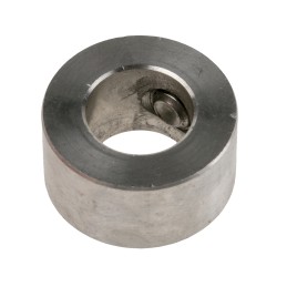 1 pcs - RS PRO Shaft Collar One Piece Set Screw, Bore 12mm, OD 22mm, W 12mm, Stainless Steel