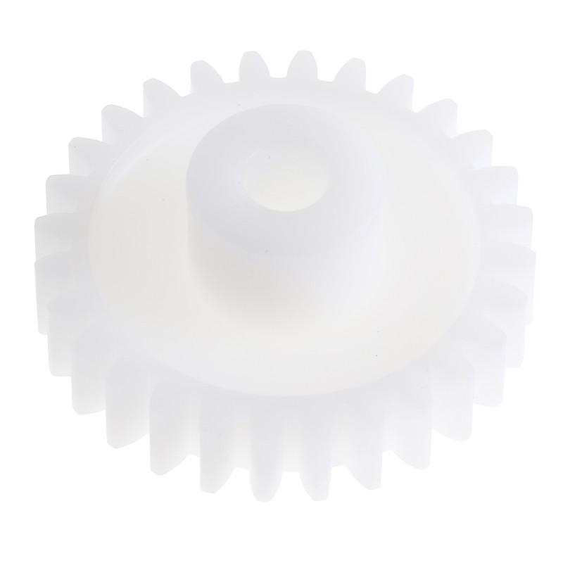 1 pcs - RS PRO POM 28 Teeth Spur Gear, 1 Module, 5mm Bore Diam, 28mm Pitch Diam, 11.7mm Hub Diam