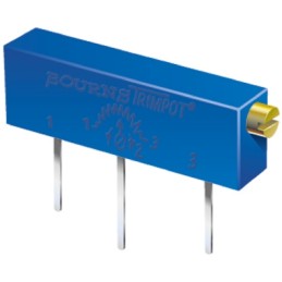 1 pcs - 100Ω, Through Hole Trimmer Potentiometer 1W Side Adjust Bourns, 3059