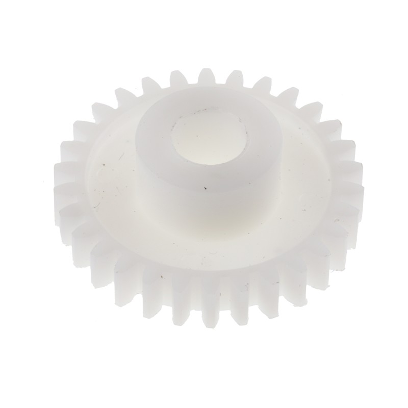 1 pcs - RS PRO POM 30 Teeth Spur Gear, 0.8 Module, 6mm Bore Diam, 24mm Pitch Diam, 12mm Hub Diam