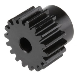 1 pcs - RS PRO Steel 18 Teeth Spur Gear, 1.5 Module, 8mm Bore Diam, 27mm Pitch Diam, 22mm Hub Diam