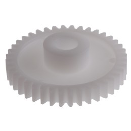 1 pcs - RS PRO POM 40 Teeth Spur Gear, 1 Module, 8mm Bore Diam, 40mm Pitch Diam, 16mm Hub Diam