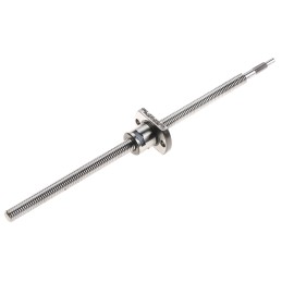 1 pcs - NSK 124mm Ball Screw Assembly, 6mm Shaft Diam. , 160mm Shaft Length