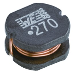1 pcs - Wurth, WE-PD2 Unshielded Wire-wound SMD Inductor with a Ferrite Core, 100 μH ±10% 570mA Idc
