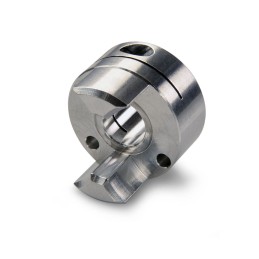 1 pcs - Ruland Beam Coupling, 15mm Outside Diameter, 4mm Bore, 21.8mm Length Coupler