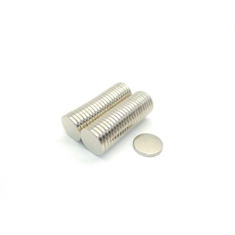 10 pcs : 8010 - MAGNET 0.500'D X 0.063'THICK CYL
