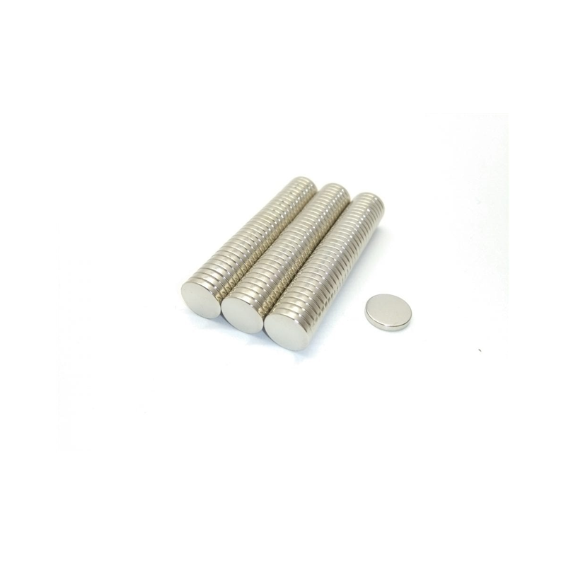10 pcs : 9157 - MAGNET 0.375'D X 0.063'THICK CYL