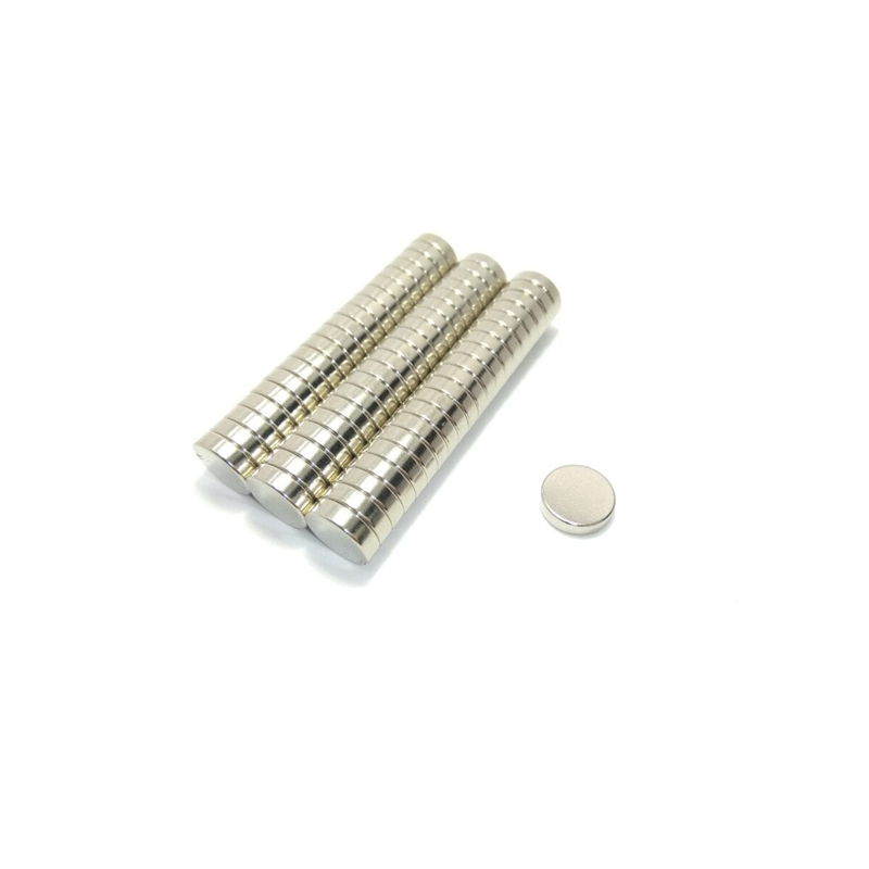 10 pcs : 8376 - MAGNET 0.375'D X 0.100'THICK CYL