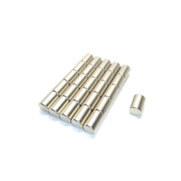 10 pcs : 8909 - MAGNET 0.250'D X 0.375'THICK CYL