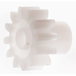 1 pcs - RS PRO POM 12 Teeth Spur Gear, 0.8 Module, 3mm Bore Diam, 9.6mm Pitch Diam, 6mm Hub Diam