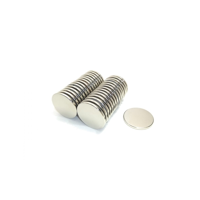 10 pcs : 9158 - MAGNET 0.750'D X 0.063'THICK CYL