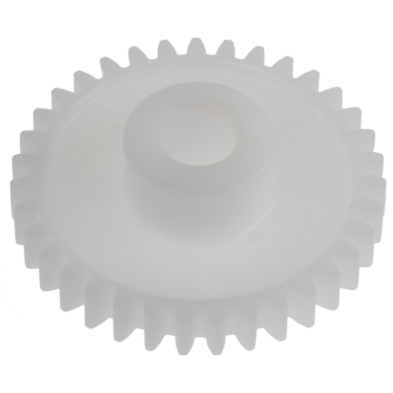 1 pcs - RS PRO POM 35 Teeth Spur Gear, 0.8 Module, 6mm Bore Diam, 28mm Pitch Diam, 12mm Hub Diam