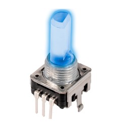 10 pcs : 12CE1H25F12224 - ROT ENCODER MECH 12PPR BLUE LED