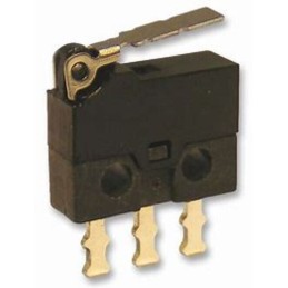 4 x Microswitch, Snap Action, Lever, SPDT, Solder, 500 mA, 30 VDC