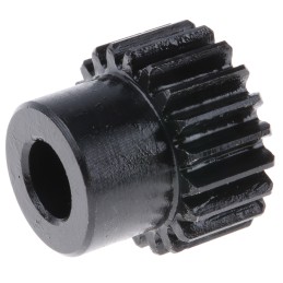 1 pcs - RS PRO Steel 20 Teeth Spur Gear, 1 Module, 8mm Bore Diam, 20mm Pitch Diam, 16mm Hub Diam