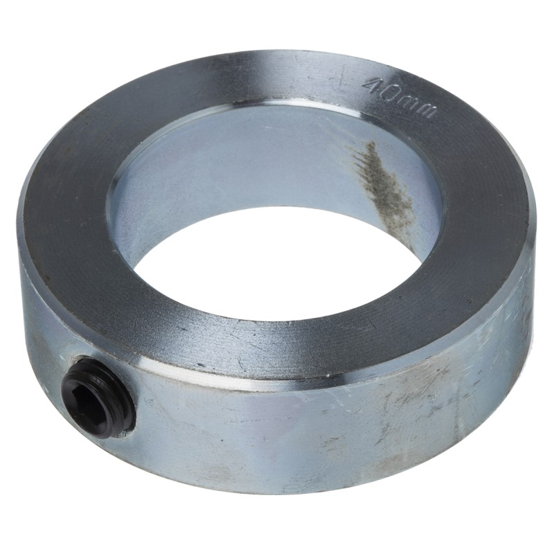 1 pcs - RS PRO Shaft Collar One Piece Set Screw, Bore 40mm, OD 63mm, W 18mm, Steel