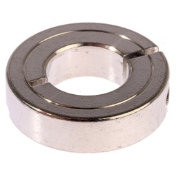 1 pcs - Ruland Shaft Collar One Piece Clamp Screw, Bore 15mm, OD 30mm, W 8mm, Aluminium
