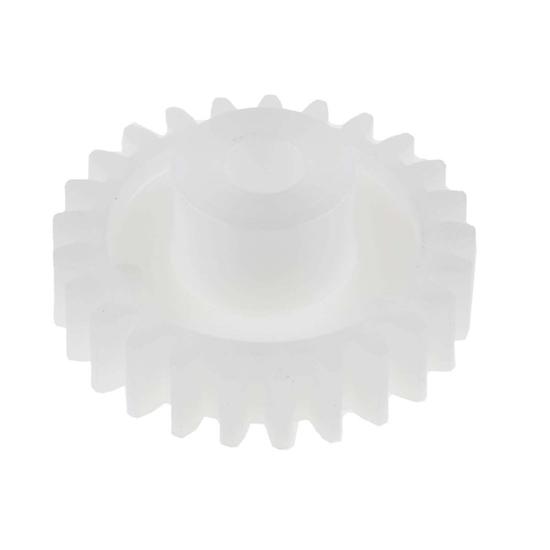 1 pcs - RS PRO POM 25 Teeth Spur Gear, 1 Module, 5mm Bore Diam, 25mm Pitch Diam, 11.7mm Hub Diam