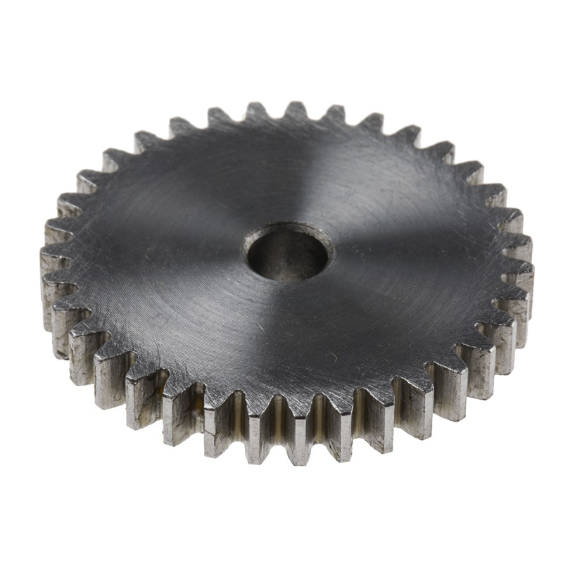 1 pcs - RS PRO Steel 35 Teeth Spur Gear, 1 Module, 6mm Bore Diam, 35mm Pitch Diam, 14mm Hub Diam
