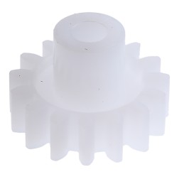 1 pcs - RS PRO POM 15 Teeth Spur Gear, 0.8 Module, 3mm Bore Diam, 12mm Pitch Diam, 6mm Hub Diam