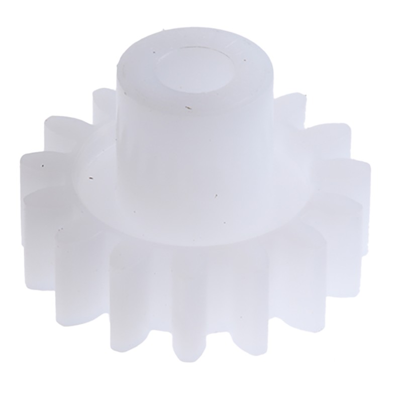 1 pcs - RS PRO POM 15 Teeth Spur Gear, 0.8 Module, 3mm Bore Diam, 12mm Pitch Diam, 6mm Hub Diam