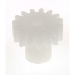 1 pcs - RS PRO POM 15 Teeth Spur Gear, 0.5 Module, 2mm Bore Diam, 7.5mm Pitch Diam, 4.5mm Hub Diam