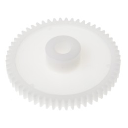 1 pcs - RS PRO POM 56 Teeth Spur Gear, 1 Module, 8mm Bore Diam, 56mm Pitch Diam, 18mm Hub Diam