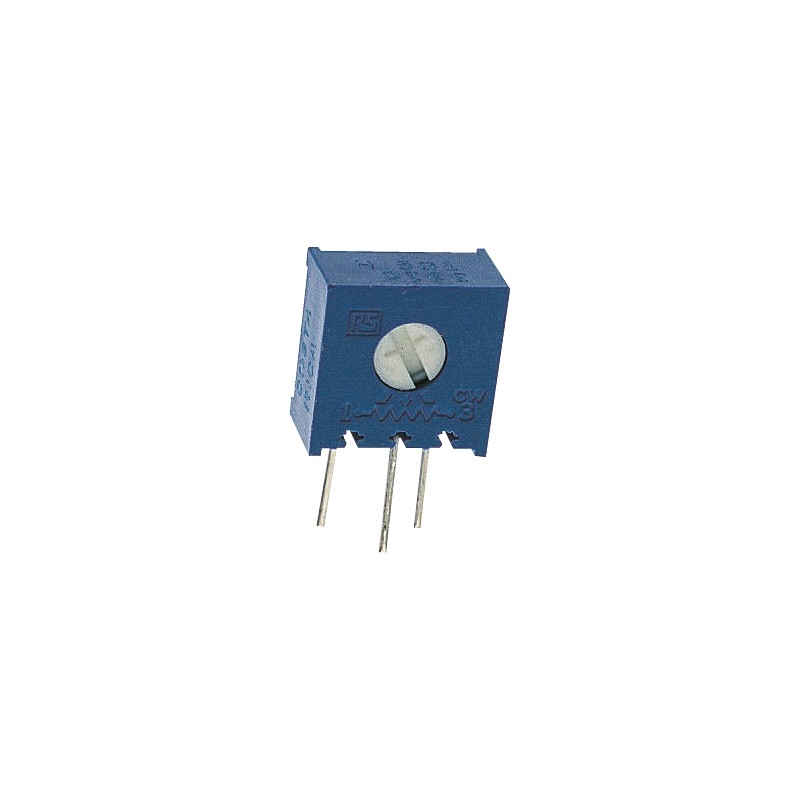 1 pcs - 2.5MΩ, Through Hole Trimmer Potentiometer 0.5W Side Adjust Bourns, 3386