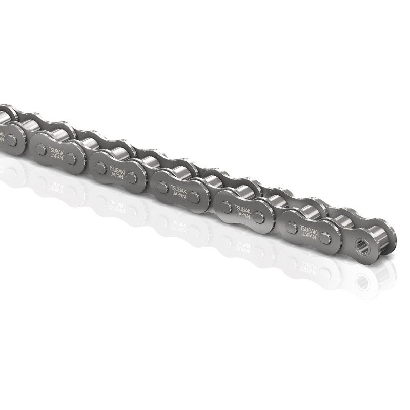 1 pcs - Tsubaki 16B-1 Simplex Roller Chain, 5m, SS, ISO 606 (DIN 8187)