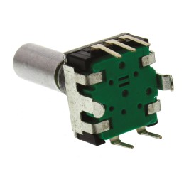 1 pcs - Bourns 18 Pulse Incremental Mechanical Rotary Encoder with a 6 mm Flat Shaft, Through Hole